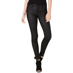 Hudson Womens Nico Super Skinny Shimmer Glitter Metallic Jeans Style # WMA407JAB